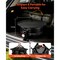 Black 19-Inch Propane Fire Pit 53,000 BTU Portable Gas Firebowl with Grill